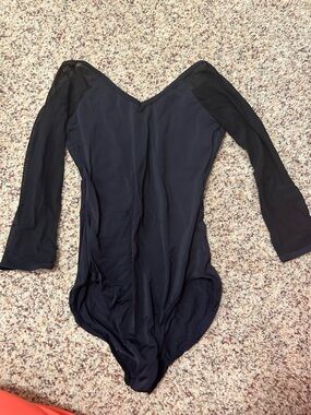 Long Sleeve Black Bodysuit